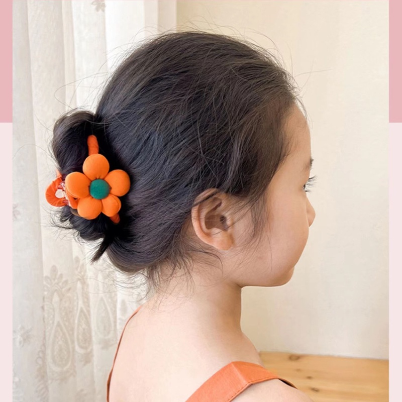 Kẹp Tóc Đính Hoa Nhỏ Dễ Thương Phong Cách Hàn Quốc Cho Bé Gái
