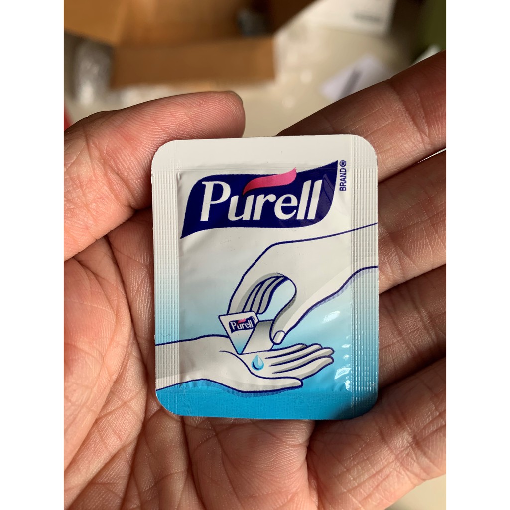 [Combo 10 gói] Gel rửa tay khô diệt khuẩn Purell Advanced 1.2ml (Made in USA)