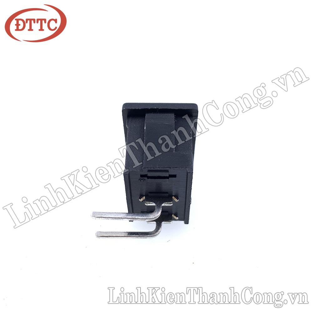 Công Tắc KCD Chân Cong 2P 6A 250V 21x15mm