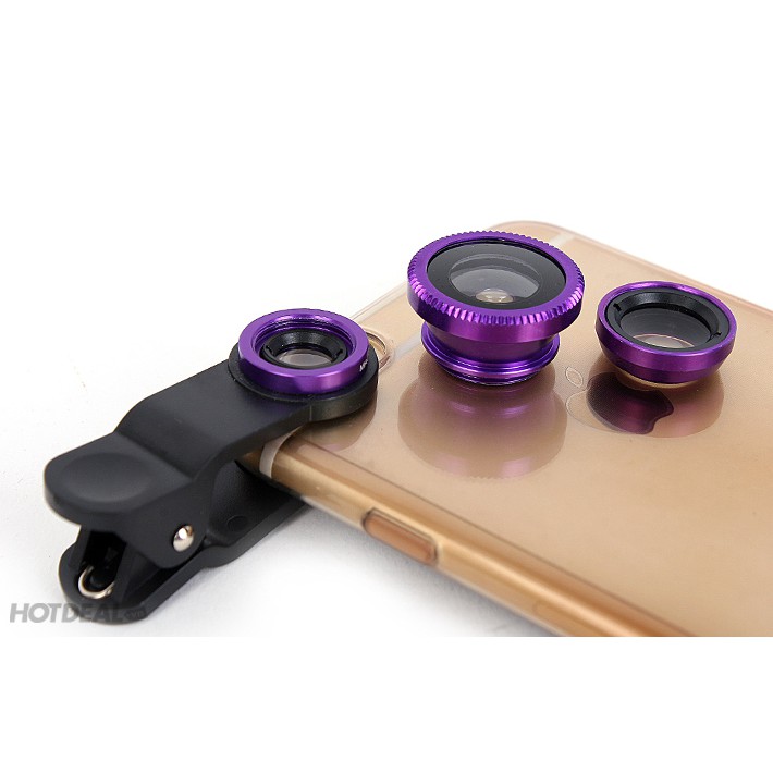 Lens điện thoại 3 trong 1