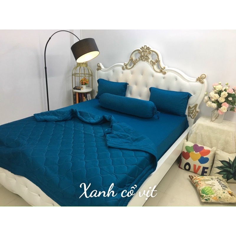 NGUYÊN BỘ GA THUN HÀN QUỐC 4 MÓN