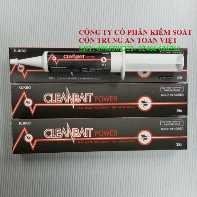 Bả diệt gián Đức sinh học CLEANBAIT Power- Hàn Quốc