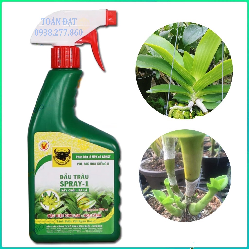Phân bón đầu trâu spray 1 , kích rễ bật mầm, nảy chồi ra lá
