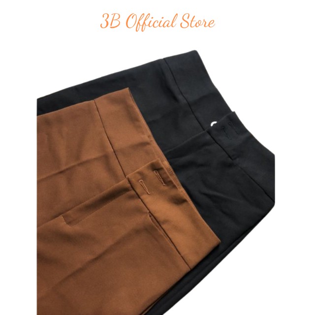 Quần ống Loe Cạp Cao 2 Cúc Dáng Dài Chất Vải Tuyết Mưa Loại 1 Không Nhăn Khống Bám Bụi | BigBuy360 - bigbuy360.vn