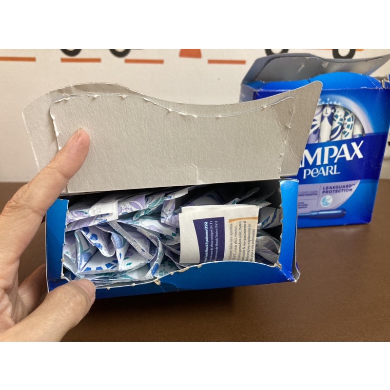 10c tampon Tampax pearl dùng thử