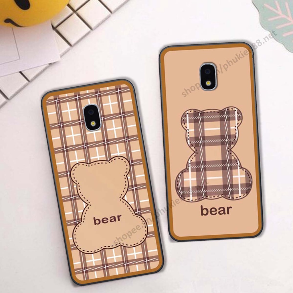 Ốp lưng Samsung J7 Pro ốp điện thoại LineBear, bé tóc xù, hoa siêu đẹp