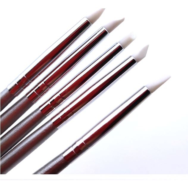 Set cọ 5 cây, cọ nhấn hoa, cọ đắp phết gel