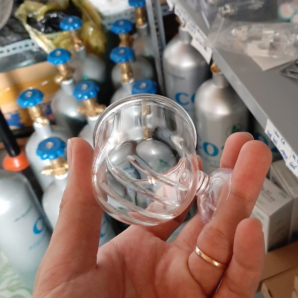 Cốc Trùn Thuỷ Tinh | Cốc Đựng Trùn Cho Cá Ăn | Phụ kiện thuỷ sinh Nấm Aquatools