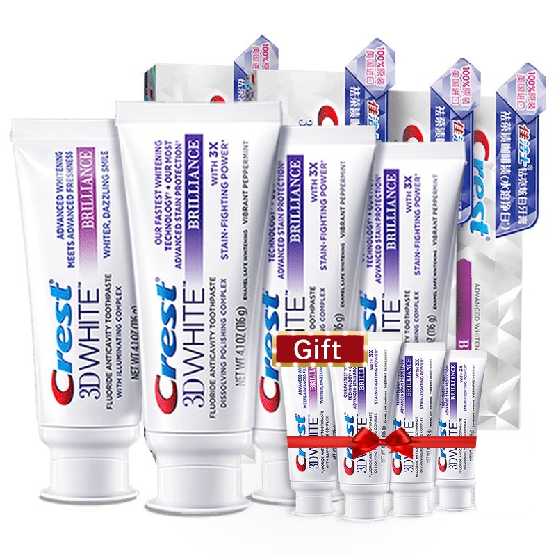 ORAL-B CREST Kem Đánh Răng Làm Trắng Răng 3D Màu Trắng Kèm Hộp Đựng 20g