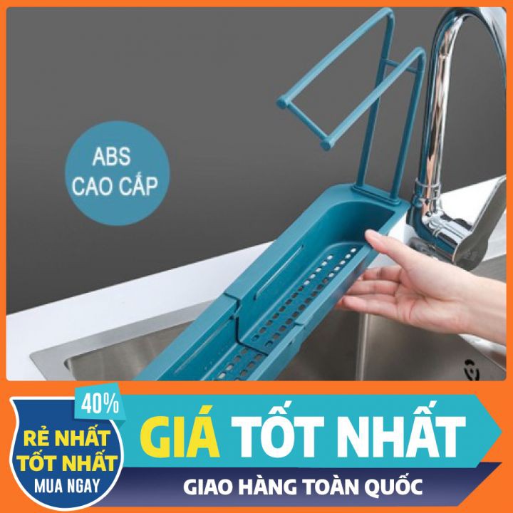 GIÁ ĐỂ GIẺ RỬA BÁT [ HÀNG ĐẸP + DÀI THEO Ý ] - KHAY ĐỂ GIẺ RỬA BÁT - CÓ CHỖ TREO KHĂN THÔNG