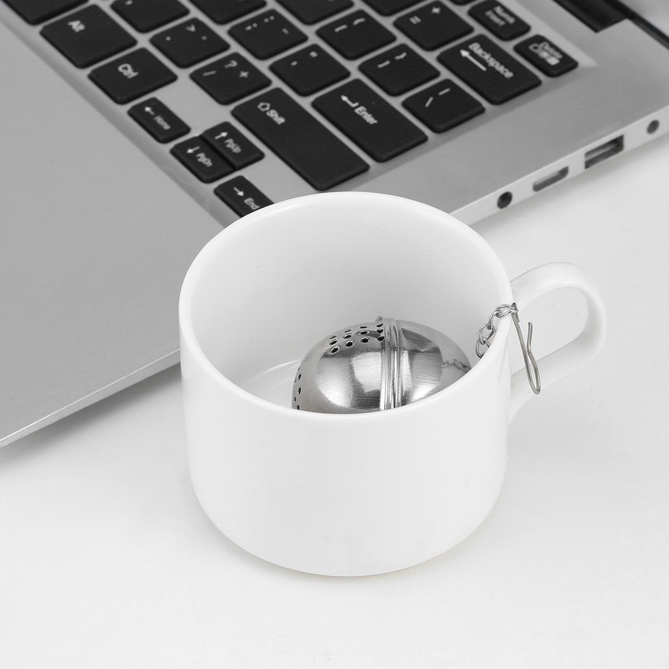 Dụng cụ lọc trà hình quả bóng bằng thép không gỉ