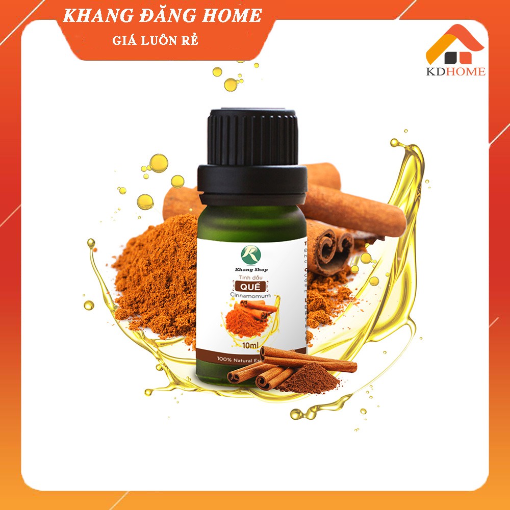 Tinh dầu quế nguyên chất (lọ 10ml, 30ml, 50ml, 100ml)