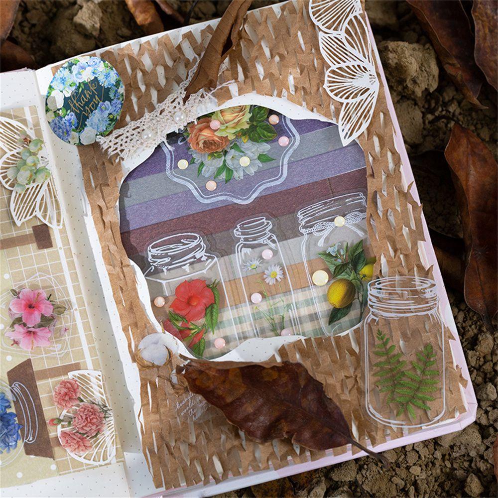 Bộ 60 Miếng Dán PET Trang Trí Sổ Tay / Nhật Ký