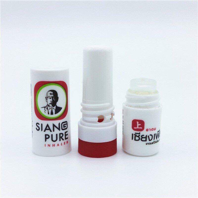 Combo 1 dây 6 ống hít thông mũi ông già SIANG PURE Thái Lan