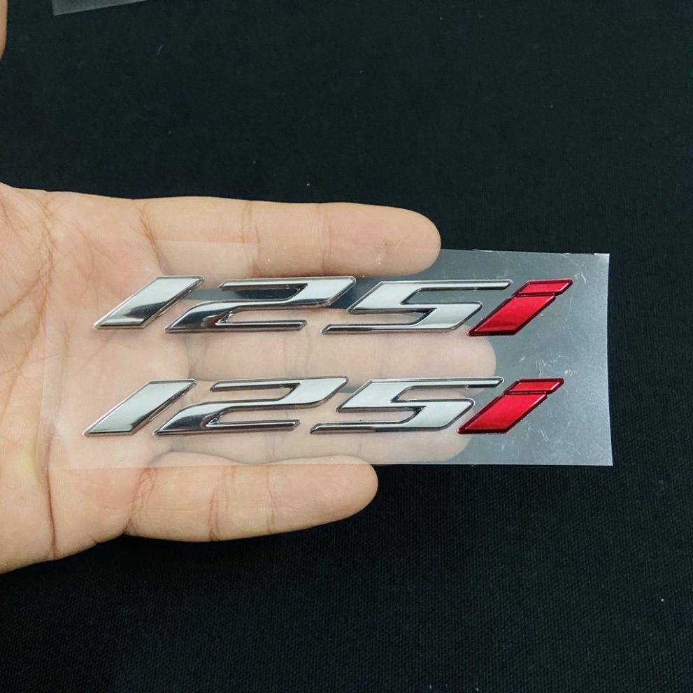 Tem chữ nổi Future, Wave thái, Wave A, số 125i thái chất liệu nhựa cứng xi bóng cao cấp