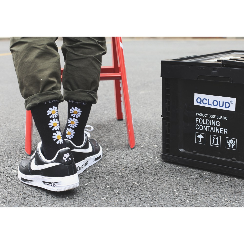 Tất vớ hoa cúc GD BIGBANG peaceminusone - Vớ bông hoa cúc