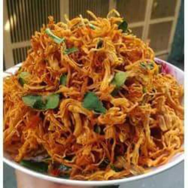 5 lạng gà khô xé lá chanh siêu ngon.