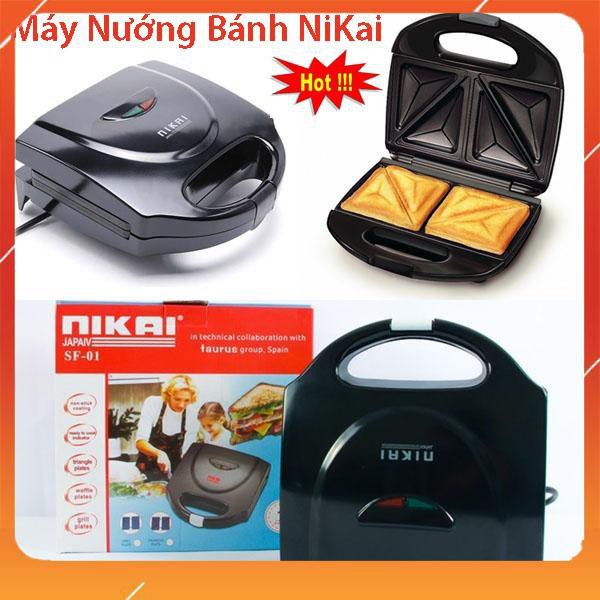 Máy nướng bánh nikai-Máy Nướng Kẹp Bánh Nikai Tiện Ích