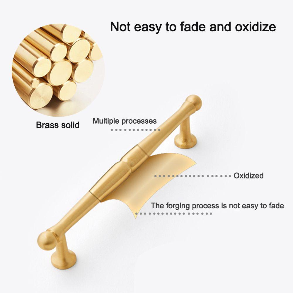 Tay Nắm Cửa Tủ Bằng Đồng Thau Phong Cách Cổ Điển