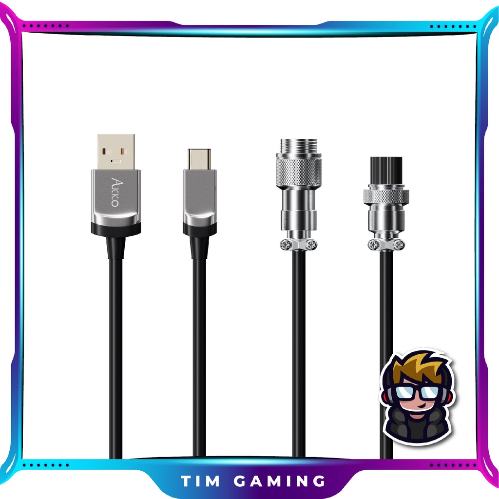 [Chính hãng] Dây cáp Custom cho bàn phím cơ AKKO Type-C USB