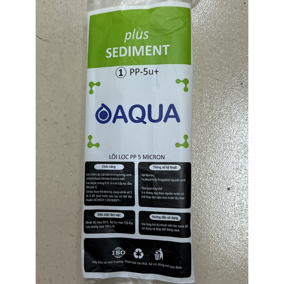 BỘ 3 LỖI LỌC CAO CẤP AQUA ( MUA 3 TẶNG 1 )