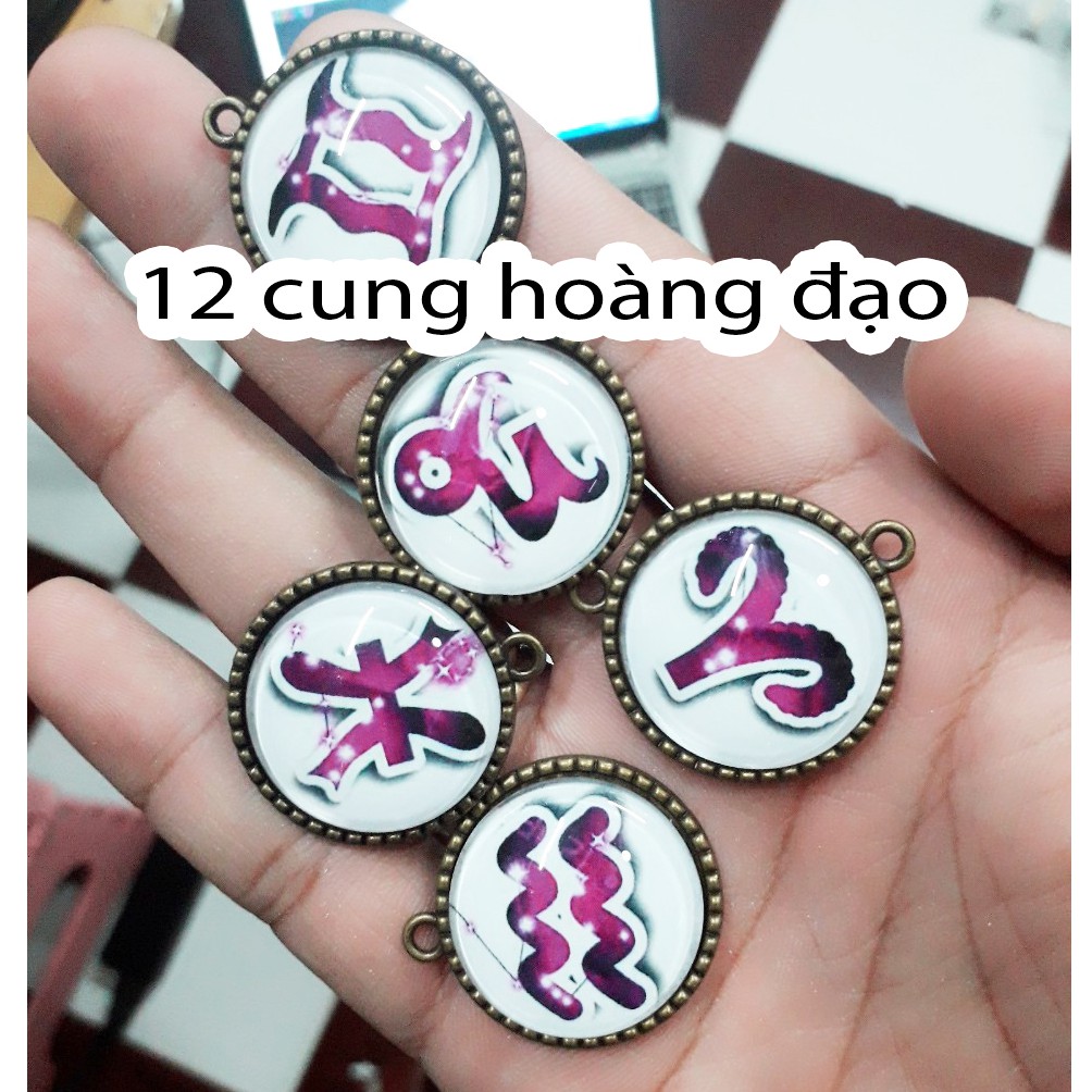 Sỉ 12c mặt cung hoàng đạo 12mm