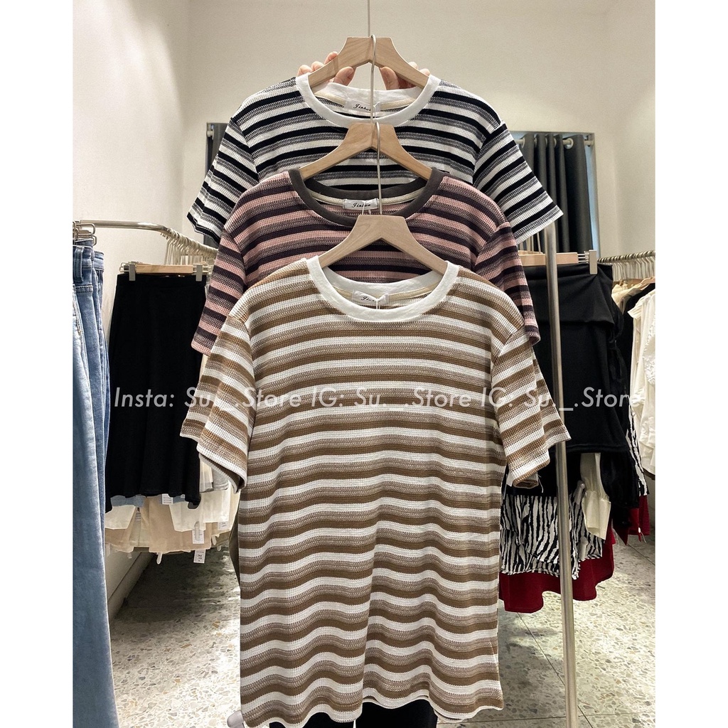 Áo thun kẻ ngang cộc tay A2236 SUSTORE