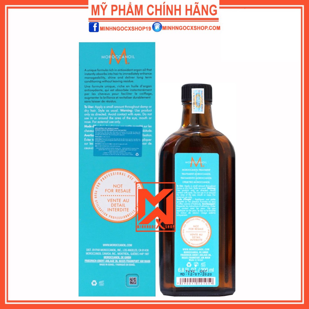 [Mã SKAMA9 giảm 8% đơn 250K] ✅[ MOROCCANOIL ] DẦU DƯỠNG TÓC MOROCCANOIL ĐỦ SIZE 25ML - 100ML - 125ML - 200ML CHÍNH HÃNG