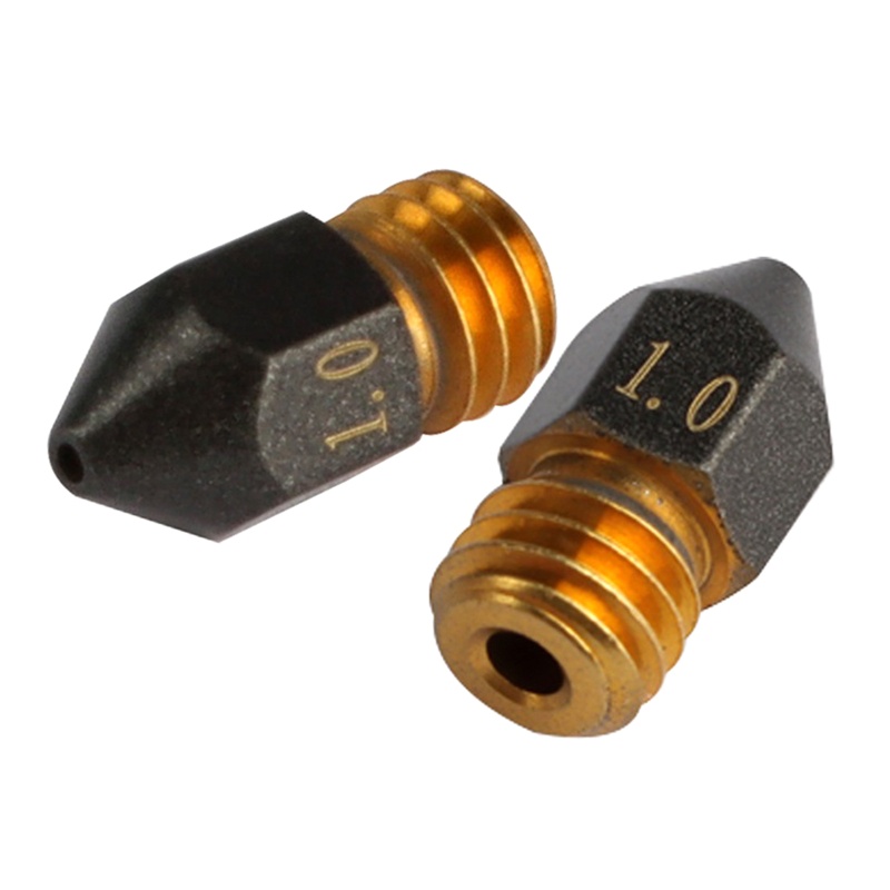 1 Cái Đầu Phun Thép MK8 Cho Máy In 3D A8 A8Plus Ender 3 CR10 Nâng Cấp 1 75mm Vòi 0