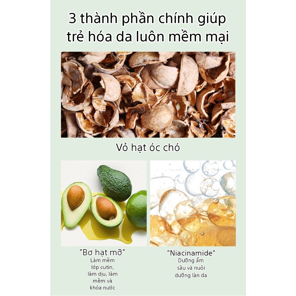 HÀNG CAO CẤP - TẨY TẾ BÀO CHẾT BODY BƠ FACIAL SCRUB TRẮNG DA DƯỠNG ẨM CHỐNG LÃO HÓA