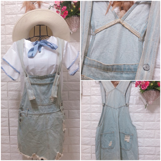 Thanh lý các mẫu yếm jean xinh giá yêu | BigBuy360 - bigbuy360.vn