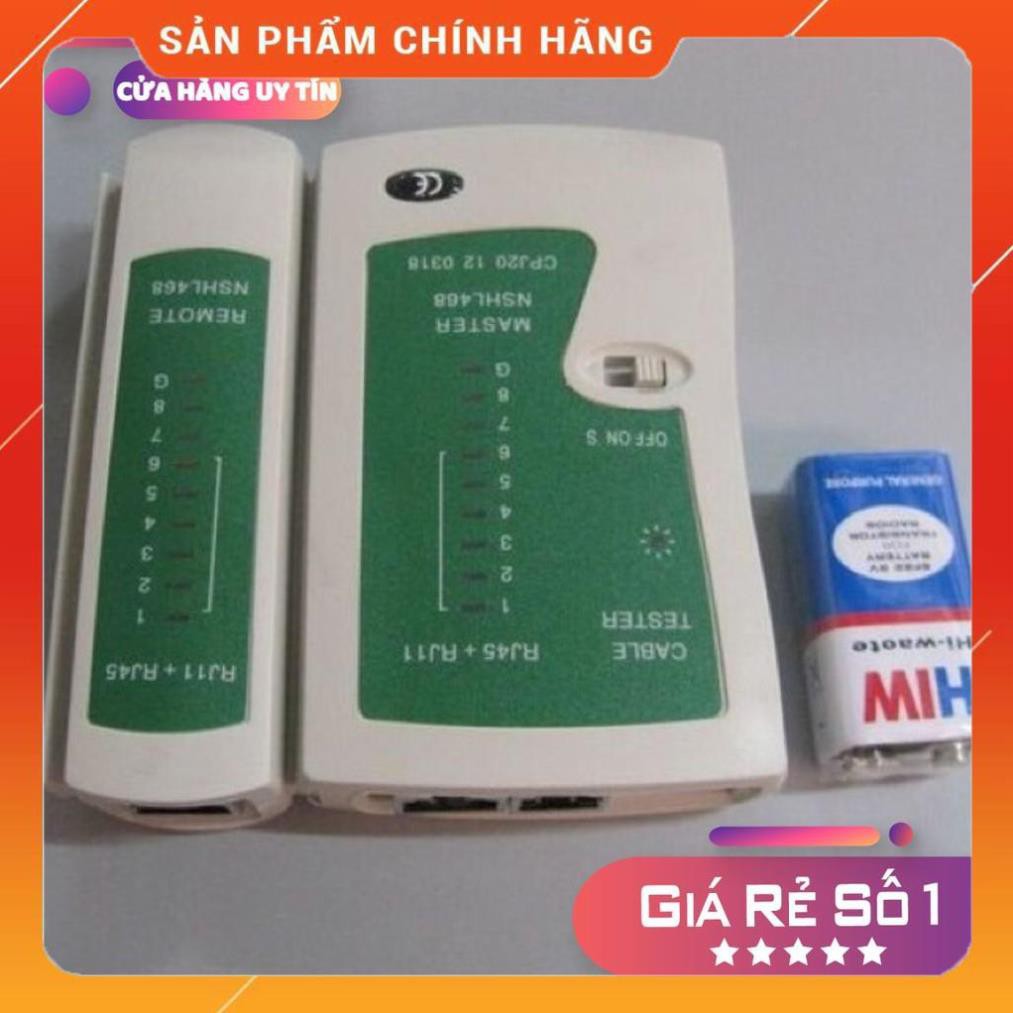 Bộ test mạng rj45 rj11(kèm pin 9v)