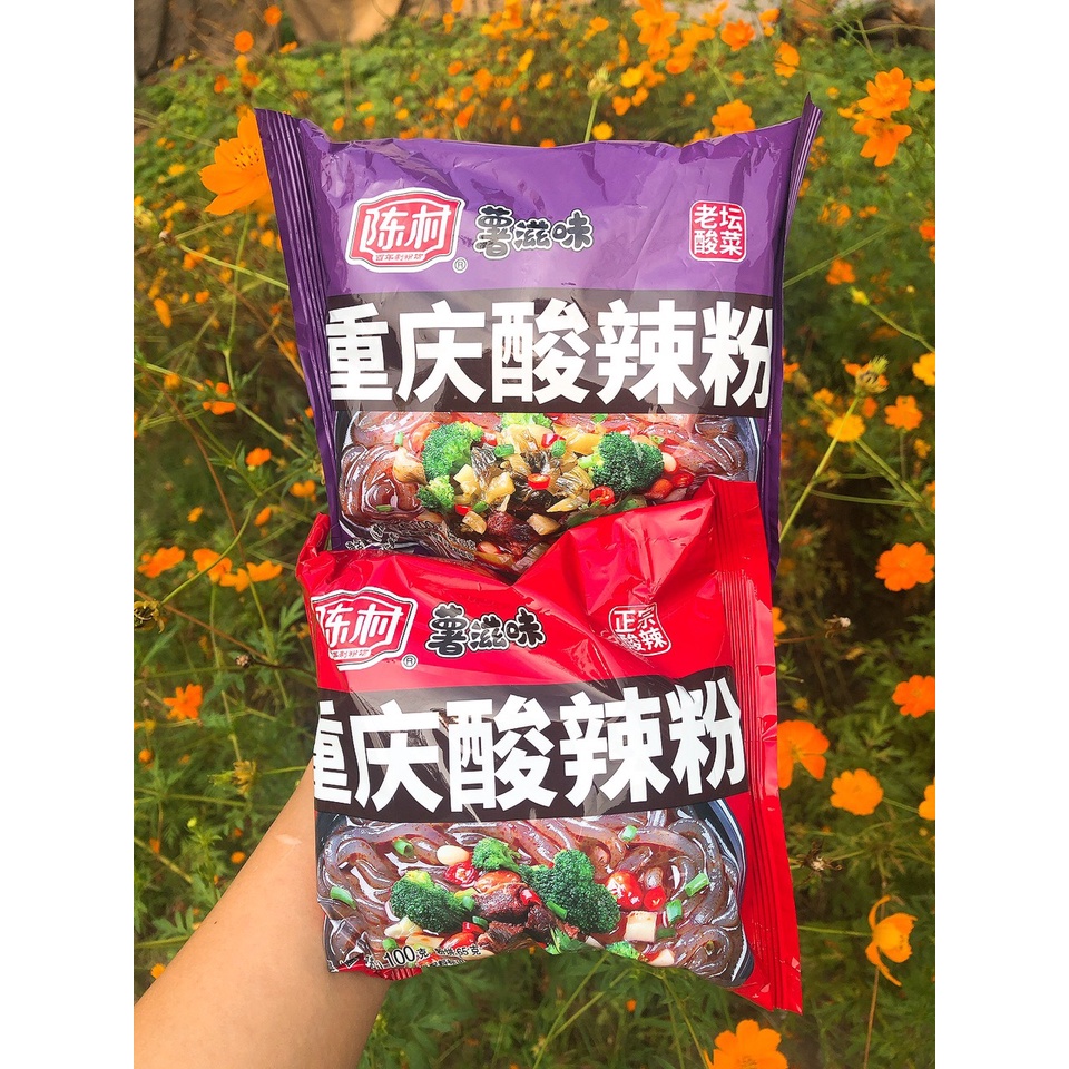 [ Sẵn hàng ] Combo 2 gói  Miến chua cay Trùng khánh gói 100gr