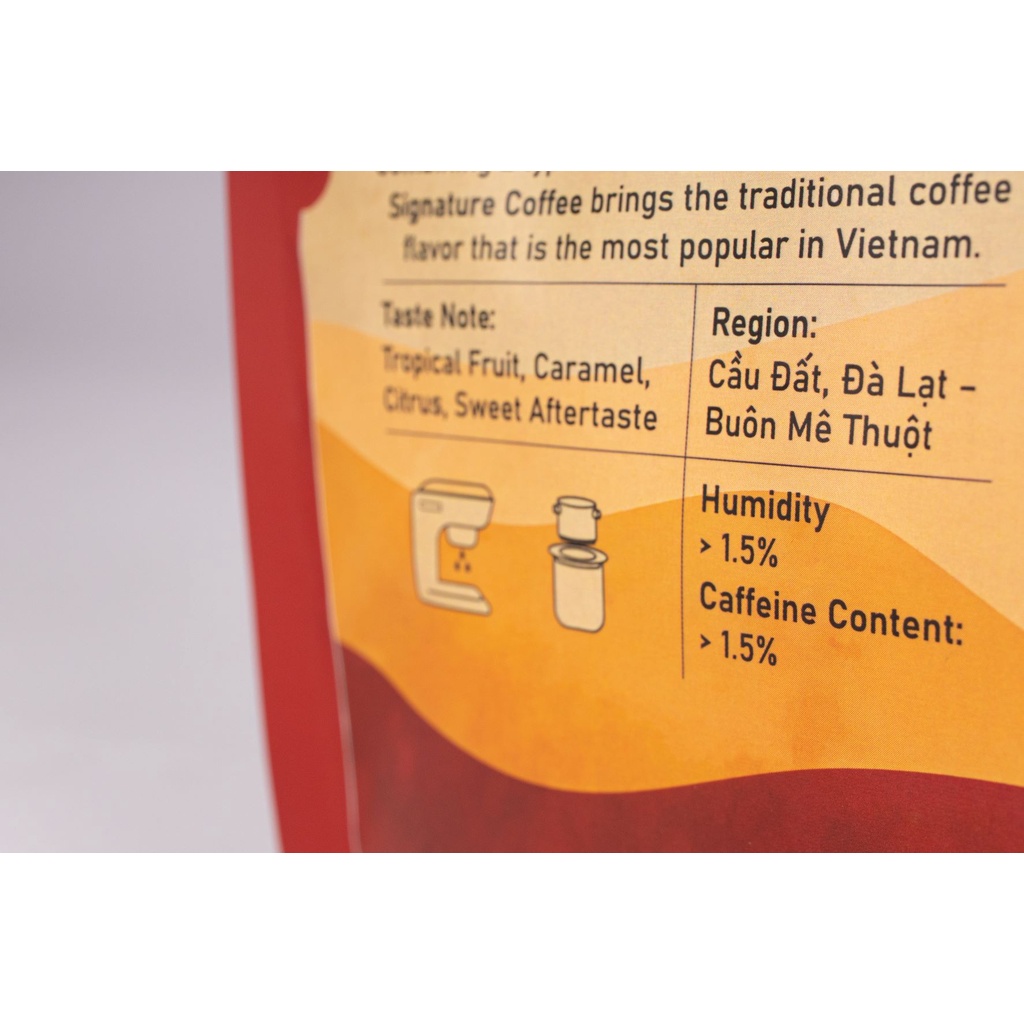 Cà phê bột rang xay Signature An Viên  - Thành phần hạt Robusta & Arabica nguyên chất rang mộc | BigBuy360 - bigbuy360.vn