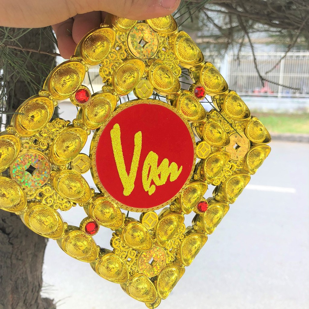 Dây treo chữ trang trí tết 1 Bộ 2 dây đối xứng B01