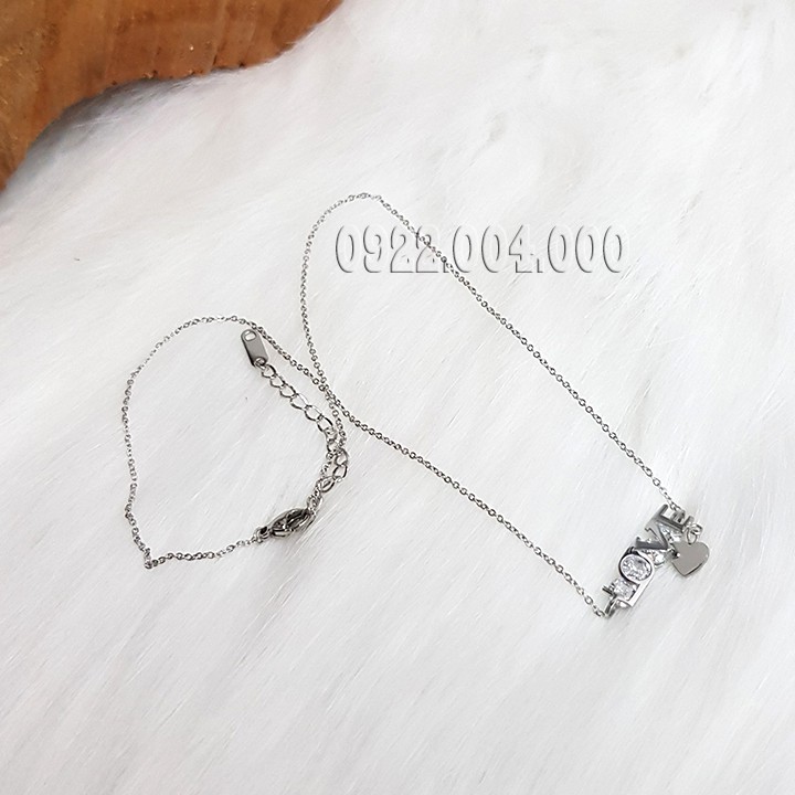 Dây chuyền nữ, dây chuyền chữ LOVE DZ1457
