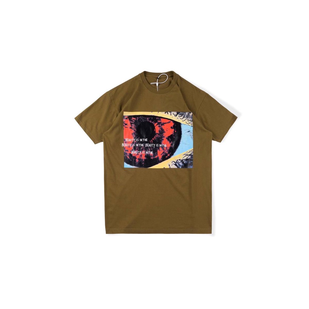 Áo Thun Nam Tay Ngắn Cổ Tròn In Hình Cây Xương Rồng 20ss Travis Scott
