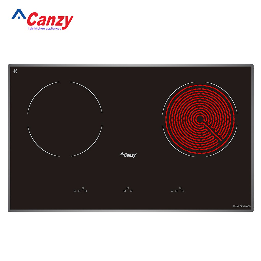 Bếp từ đôi hồng ngoại cảm ứng CANZY CZ-200GS.