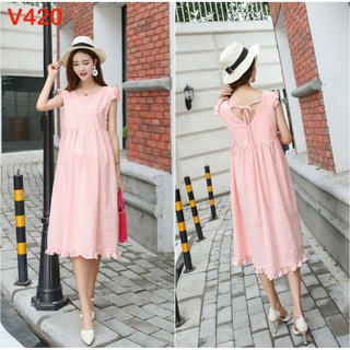 Váy bầu thiết kế tay hến