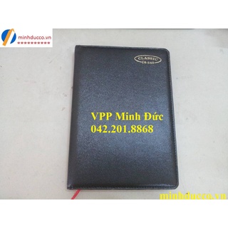 Sổ ghi chép bìa da mềm Hải Tiến Classic C6-240tr