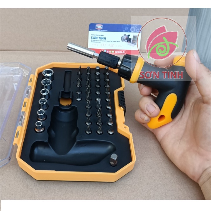 Bộ mũi vít đầu tuýp Tolsen 20036 có 41 chi tiết