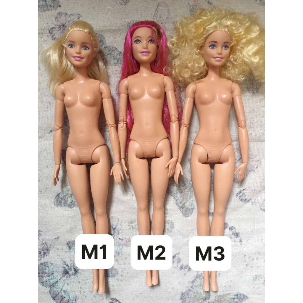 Búp bê Barbie chính hãng 10 khớp khớp ẩn đầu gối