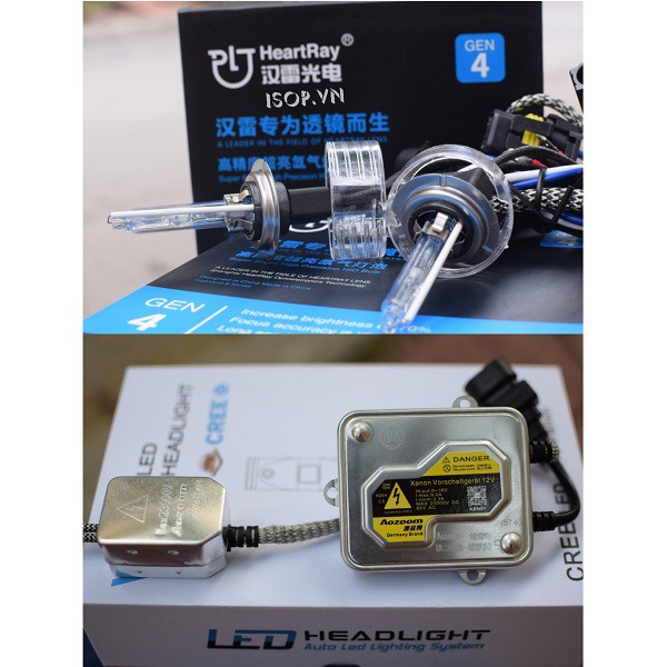 [LEDT2 ISOP] X-Nova HID Xenon Conversion Kit 35w tăng sáng +350% [Số lượng: 1 cặp] [Bảo hành 2 năm]