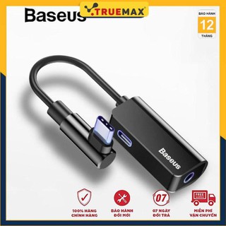 Dây Cáp Baseus Chuyển Đổi Âm Thanh Type C Sang 3.5mm - Hàng chính hãng Baseus Bảo Hành 12 Tháng