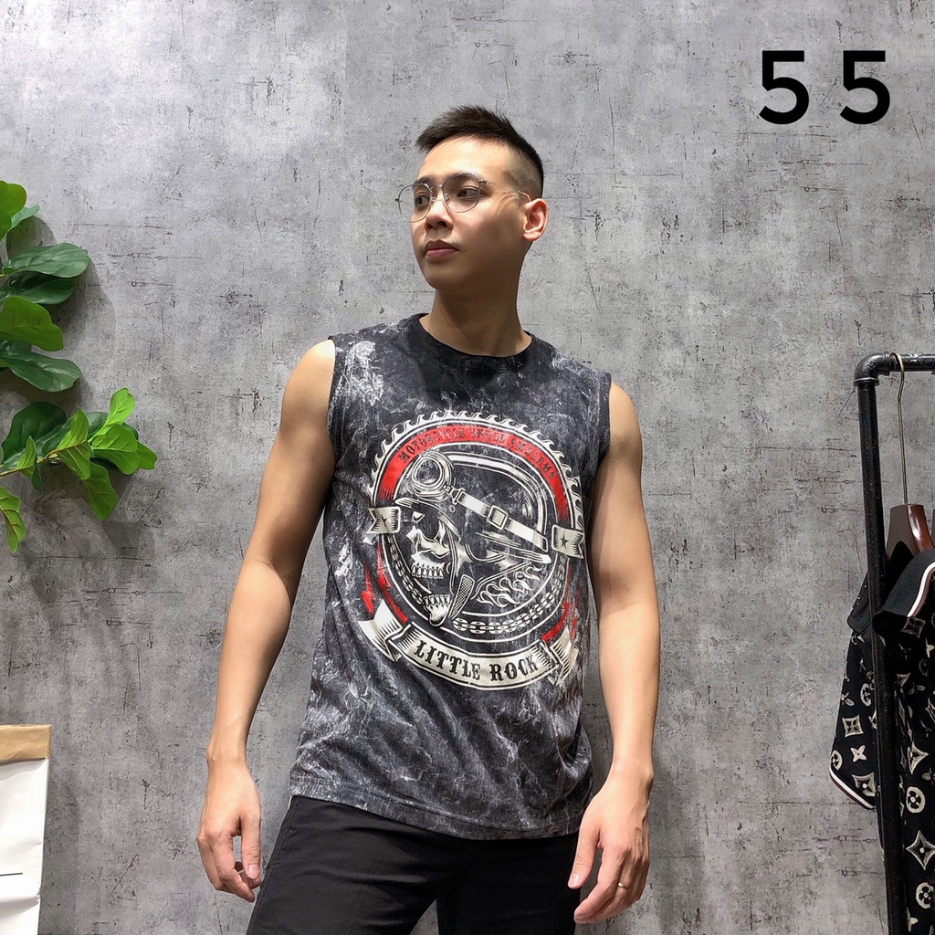 Áo ba lỗ gym sát nách thể thao tanktop unisex bigsize cotton cao cấp SNTL 72