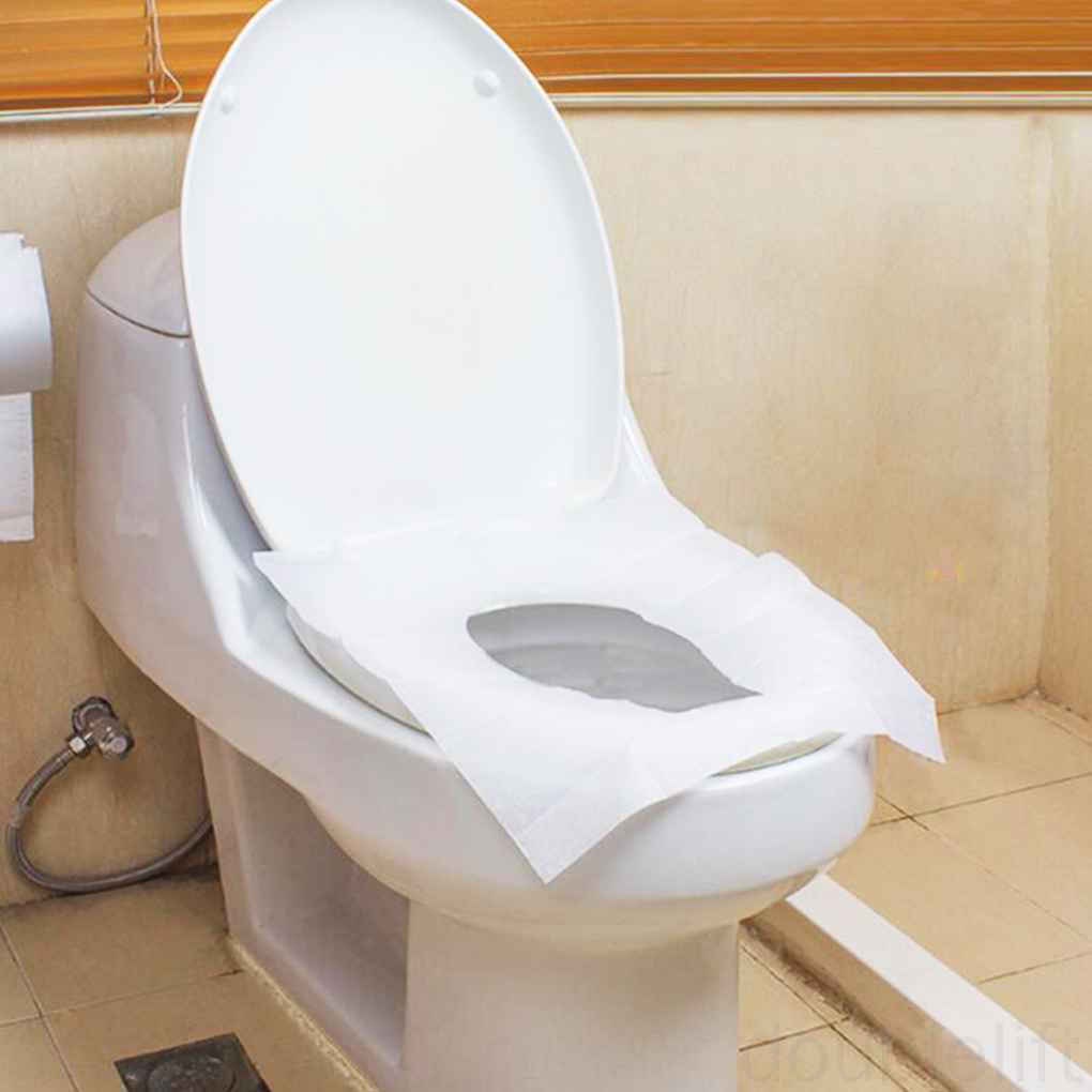 Vỏ Bọc Ghế Ngồi Toilet Chống Thấm Nước Dùng Một Lần Tiện Dụng