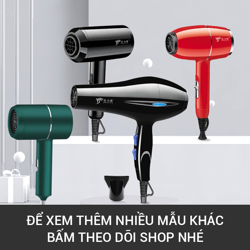 [HÀNG CÓ SẴN] máy sấy tóc công suất lớn 2200W 2 chiều nóng ấm chuẩn salon