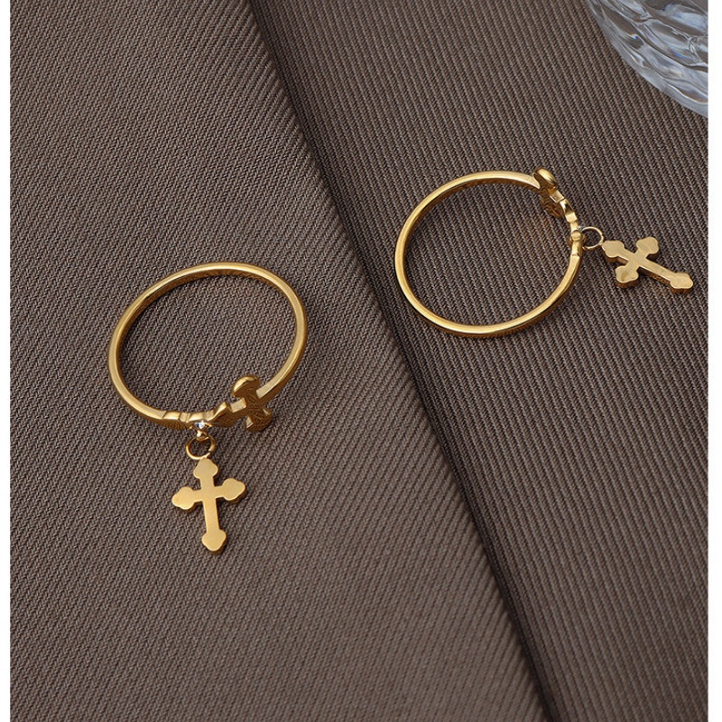 Nhẫn Nữ Titan Ko Han Rỉ Thánh Giá Tòn Ten TT 4034