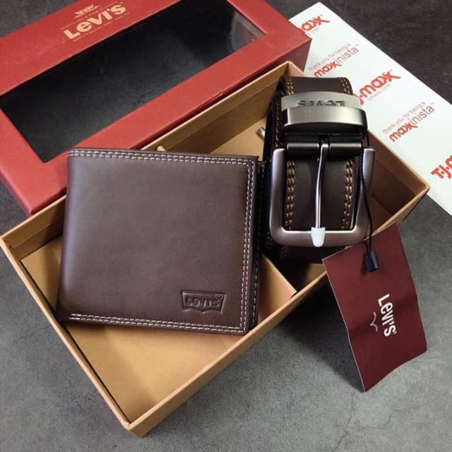 Combo nịt kèm ví levis