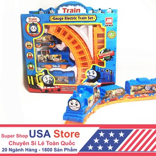 Hộp Đồ Chơi Đường Ray Xe Lửa, Tàu Hỏa Chạy Pin (Không Kèm Pin) Tiente